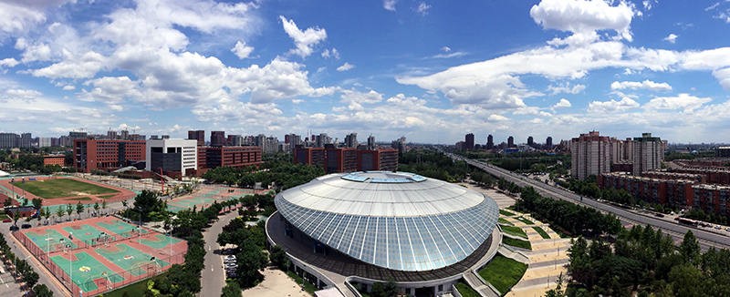 北京工業大學校園一角圖集1